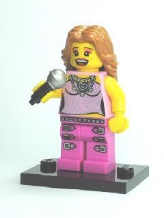 LEGO Minifigure-Pop Star-Collectible Minifigures / Series 2-Creative Brick Builders